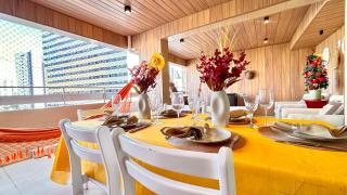 Cobertura com Piscina Privativa Ideal P Grandes Famílias Com Enxoval Completo e Conforto - 7