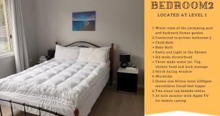 Pool - Arcade Games - Heated toilet seat - Air Conditioning- Hot Tub Spa - Electrical BBQ Grill at Golden Swan Holiday House - Sydney - 9