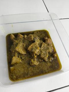 Gulai Itiak Lado Ijau Iyak Gean - 4