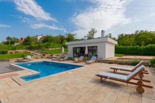 Villa Viktoria with private pool, barbecue, gym, children's playground - 9