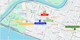 Seongsu Station Spacious 3BR House with 4 Beds - 5