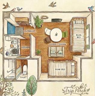 TRIP PERCH 30m2 最大5名 上北沢駅から徒歩6分 新宿から直通 デザイナー監修 - 9