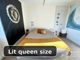 Le Cosy, Rives Entre Lyon et Grenoble, lit Queen 160, 4 pers, Calme côté jardin - 8