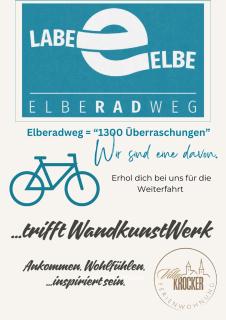 VillaKrocker - ElbeRadweg trifft WandKunstwerk - 9