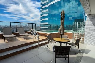 Estúdio Relaxante completo com Academia e Piscina - 0