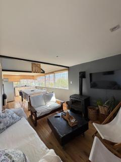 Cabaña balcón de potrerillos 2 habitaciones vista al lago y montañas - 9