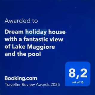 Ferienhaus Patrizia with a fantastic view of Lake Maggiore and the pool - 9