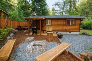 Knotty Shack- Unique Tiny Log Cabin with Hot Tub - 9