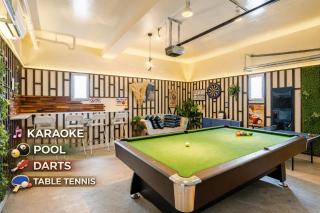 カラオケ ビリヤード 卓球 ダーツ バーベキュー 4寝室8ベッド16名可 読谷村 沖縄中部 - 0