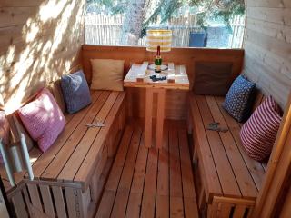 Holzfass Entspannung pur mit schönstem Bergblick 3 - 5