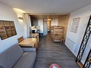 Studio rénové au pied des pistes, vue Mont Blanc - FR-1-181-2609 - 2