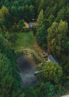 Domek w lesie nad stawem Sauna Balia Podlasie - 8