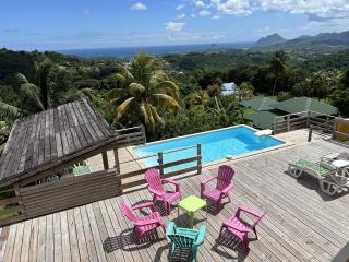 Villa COSAROE 6-14 pers Piscine et superbe vue mer PANORAMIQUE - 6