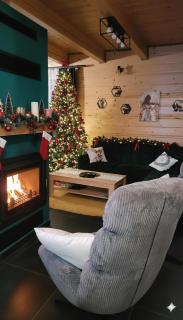 Chwilo Trwaj dom z jacuzzi, sauną i kominkiem z widokiem na góry Korbielów Pilsko - 8