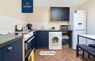 LAW 1 - INVOICE and REDUCED PRICE are only by SUNRISE SHORT LETS DUNDEE, 4 Rooms, 4 Beds with TV's and Fans, BRAND NEW FURNITURE, FRESHLY REDECORATED Rooms, Free Private Parking, Fully Equipped, Group Favourite, ONLY 5 Mins to STANNERGATE Ports - 5