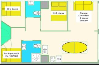 Les balcons olympiques - Ménage inclus - Arc 2000 - Ski IN-OUT - Place Olympique - La Conciergerie du Varet - 7