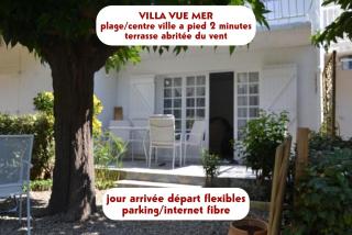 villa vue mer plage a pied 2 minutes internet parking - Fleury - 0