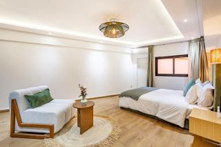 10 min from Stadium AFCON Green Table Loft - 2