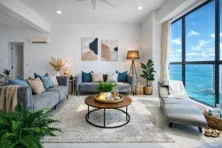 High Floor Seaview 2BR suites with Pool Sauna & Bathtub Near Gurney George Town Jazz Suites 253A - 5