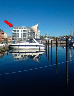 Apartment 35, "Captain's View", Blickrichtung offenes Meer, Binnenhafen, Strand - 0