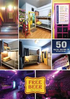 Viet Vintage Hostel n Pub - Soft mattress - Free beer on Wed,Thu,Fri,Sat - 0
