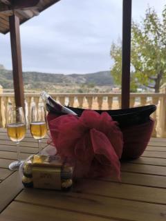 La casica de madera con Jacuzzi exterior y barbacoa - 2