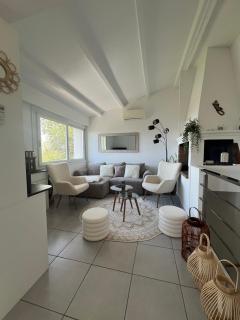 Superbe maison F5 avec vue mer - Plage à 5 min - Climatisation - Wifi gratuit - 7