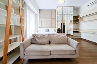 Cozy and Luxury 1BR Apartment at Scientia Residence By Travelio - 4
