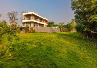 SaffronStays Euphoria - 7BR luxury pool villa with river view, lawns, BBQ & bonfire, perfect for celebrations in Karjat - 8