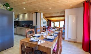 Chalet 8 personnes, face aux montagnes - 8