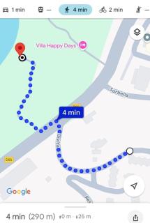 Villa im Erdgeschoss mit Meerblick 2 Schlafzimmer Klimaanlage 350 Meter - 3