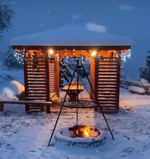 Domek z bali drewnianych w górach Jacuzzi & Balia - Osada Chełm - Stróża - 7