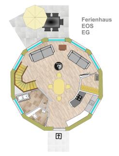 Kugelhaus Eos - Sonnengeküsstes Ferienhaus in organischer Bauweise am Seeufer - 9
