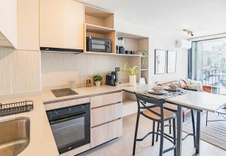 HOM I Cercano al Metro Wifi Terraza 1D1B en Nunoa - 2