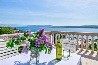 Helles Apartment mit traumhaften Meerblick und nur 300 Meter zum Strand - Vierbeiner willkommen - 0