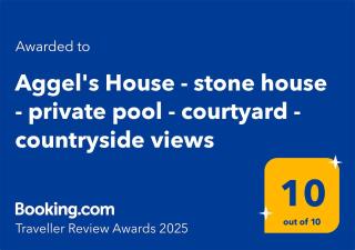 Aggel's House - stone house - private pool - courtyard - countryside views - 9