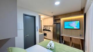 Flat pé na areia com varanda e vista mar - 6