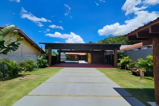 Recanto Sabiá, Área gourmet climatizada, piscina - 6