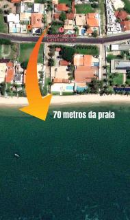Casa à 70m da praia com 9 quartos sendo 7 suítes - 9
