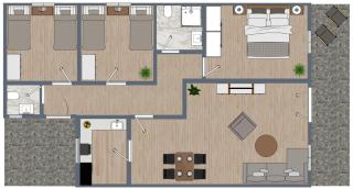 Ferienhaus Nr 123, Kategorie Komfort Plus L, Feriendorf Hochbergle, Allgäu - 9