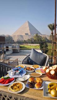 garden pyramid view - Cairo - 8
