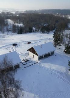 Warmińska Polana - Nowy, całoroczny dom na 2 ha łące dla 8 osób - Gietrzwałd - 9