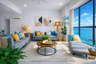 High Floor Seaview 2BR suites with Pool Sauna & Bathtub Near Gurney George Town Jazz Suites 253A - 9