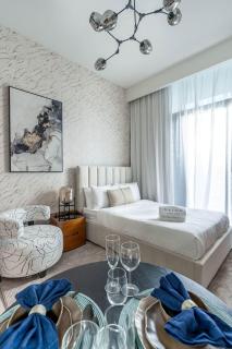 Nasma Luxury Stays - Trendy & Stylish Living Studio at Azizi Riviera 41 - Dubai - 0
