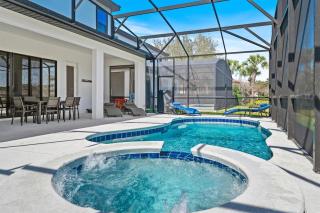 Luxury 9BR Resort Villa Near Disney Private Pool Spa Sleeps 25 Themed Rooms - 6