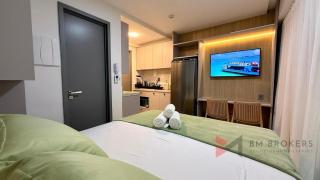 Flat pé na areia com varanda e vista mar - 3