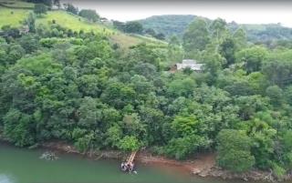 Cabana Sítio Casa beira do lago Concórdia - SC - 1