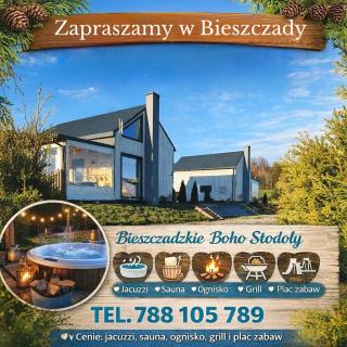 Bieszczadzkie BOHO stodoły z jacuzzi i sauna na wyłączność - 0