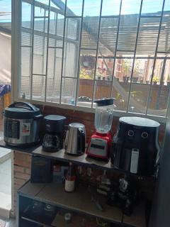 Habitación con cama doble, baño privado y patio - 5