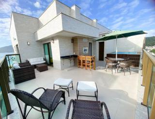 Cobertura Pé na Areia com Vista Mar - Piscina e Churrasqueira Privativas - 9